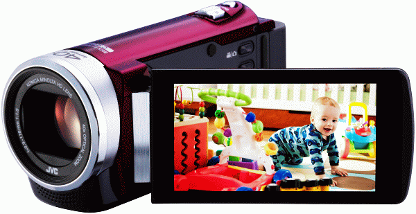 Бюджетная видеокамера JVC GZ-E200