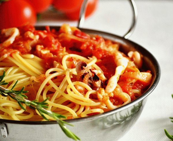 Праздничные соусы: Соус с кальмарами к спагетти